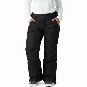 NWT Women's Black Snow Pants Waterproof and Breathable | Size 16